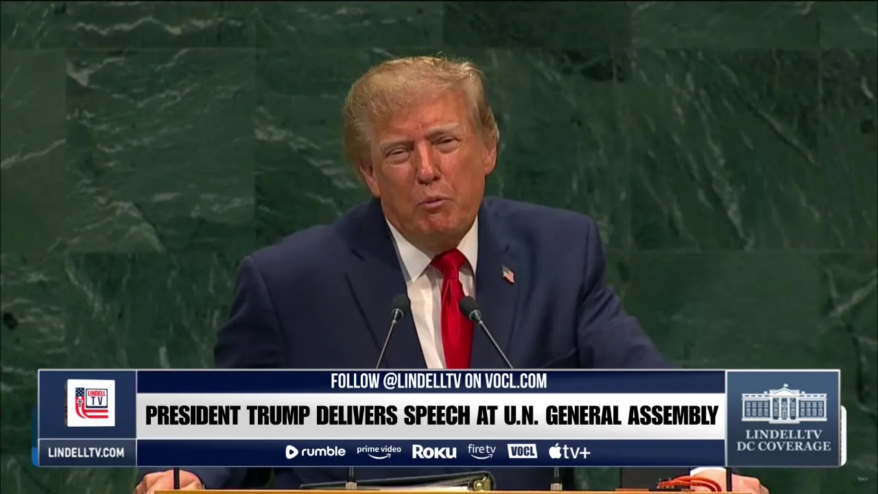 LIVE: PRESIDENT TRUMP DELIVERS SPEECH AT U.N. GENERAL ASSEMBLY