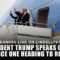 President Trump Holds Important Gaggle With Press While Traveling to Rome