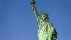 Statue of Liberty, Lady Liberty, Liberty Island, Statue of Liberty National Monument, New York City, New York, USA, North America