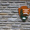 Gatlinburg, Tennessee, USA – May 14, 2017: Insignia for the United States National Park Service on a visitors center in the Great Smoky Mountains National Park.