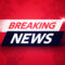 Vector illustration breaking news background, World Global TV news banner template