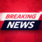 Vector illustration breaking news background, World Global TV news banner template