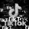 TikTok. Abstract picture with TIK TOK logo, which is a popular social network on the internet.