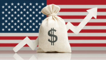 Economic growth indicators united states financial graphic business environment upward trend investment concept