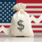 Economic growth indicators united states financial graphic business environment upward trend investment concept
