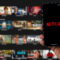 Male hand holding a smartphone with Netflix App on the screen wi