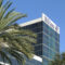 The Hilton Hotel at the Anaheim Resort, next to the convention center. Photo taken in Anaheim, CA / USA on October 4, 2019.
