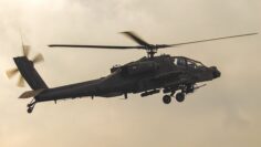 AH 64 Apache attack helicopter