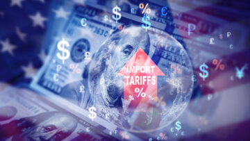 United States tariffs  government import taxation,to increase the American economy.Industrial Tariffs growth.Import Trade Tariffs increase.Trade war policy in development.