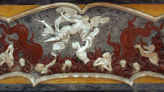 Souls being purified in purgatory