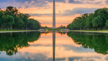 Washington DC, USA at Washington Monument