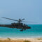The Boeing AH-64 Apache is an American twin-turboshaft attack helicopter