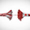 Canada US crisis concept as a Broken Rope stretched with force and stressed to a decoupling metaphor for pressure on the economic and political relationship between Ottawa and Washington.