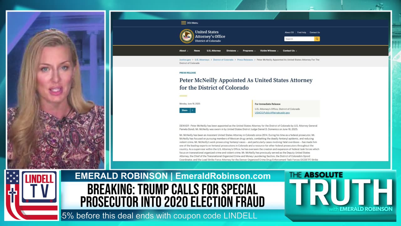 Trump calls for special prosecutor into 2020 election fraud