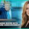 TRUMP MAKING WAVES WITH WHITE HOUSE ANNOUNCEMENT