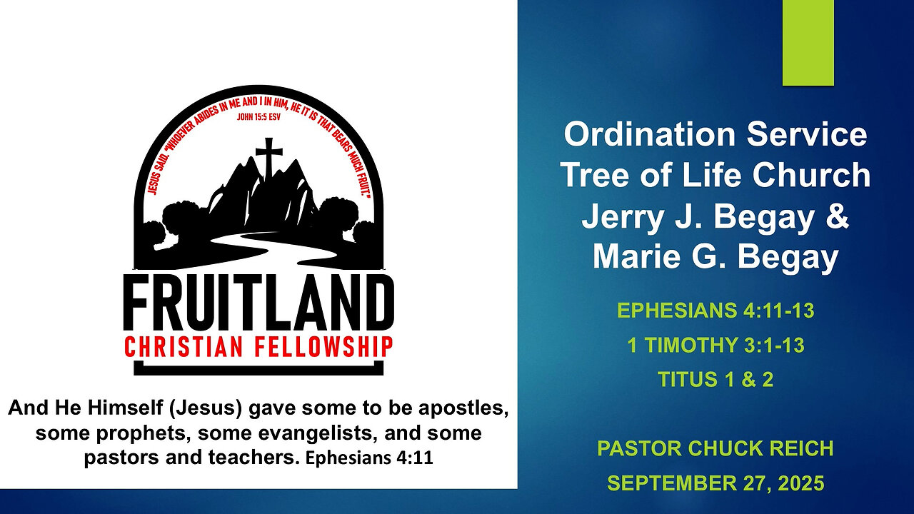 Ordination Service | Tree of Life Church, Mittenrock, NM for Pastor Jerry J. Begay & Marie G. Begay