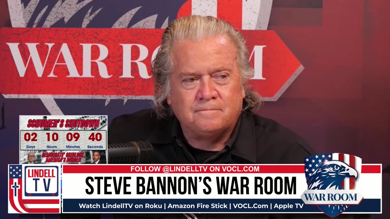 LIVE UPDATES: STEVE BANNON’S WAR ROOM