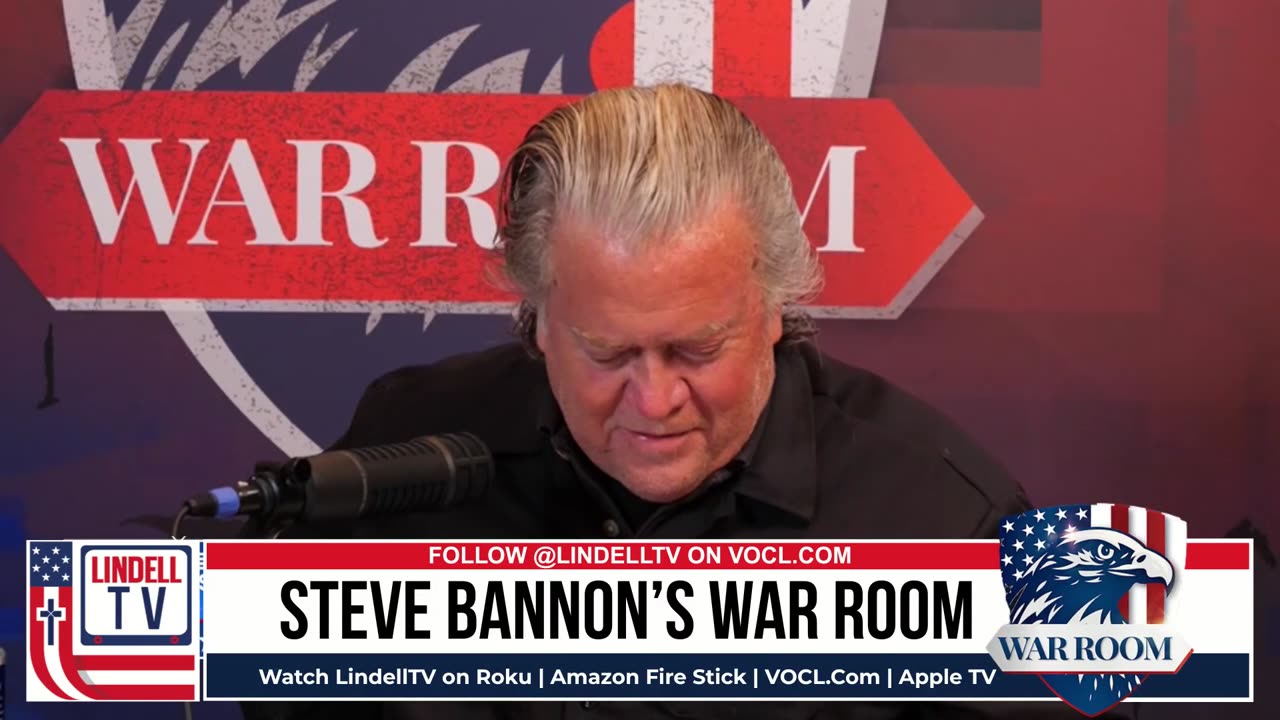 NOW: STEVE BANNON’S WAR ROOM TUESDAY AM EDITION