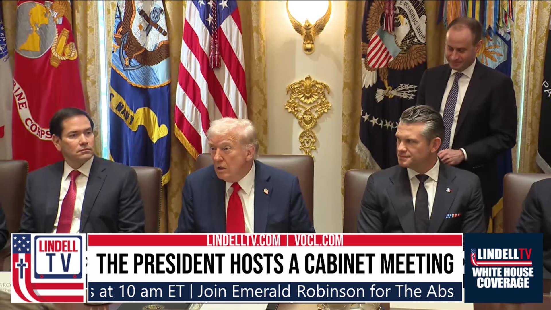 LIVE – President Trump Hosts A Cabinet Meeting