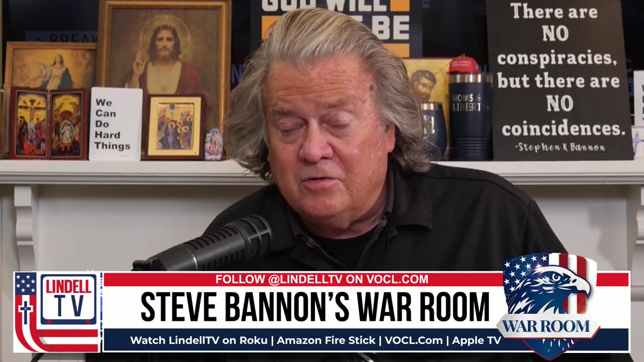 LIVE: STEVE BANNON’S WAR ROOM PM