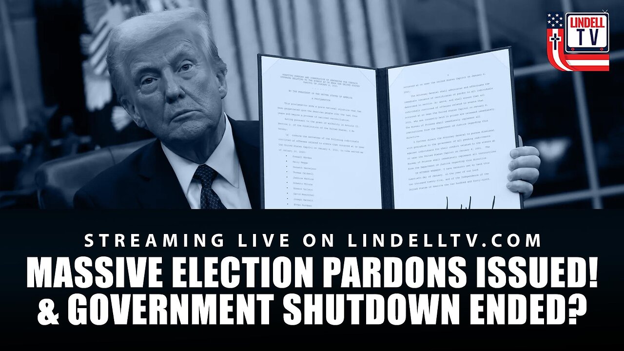 MASSIVE Election Pardons Issued! & Government Shutdown Ended?