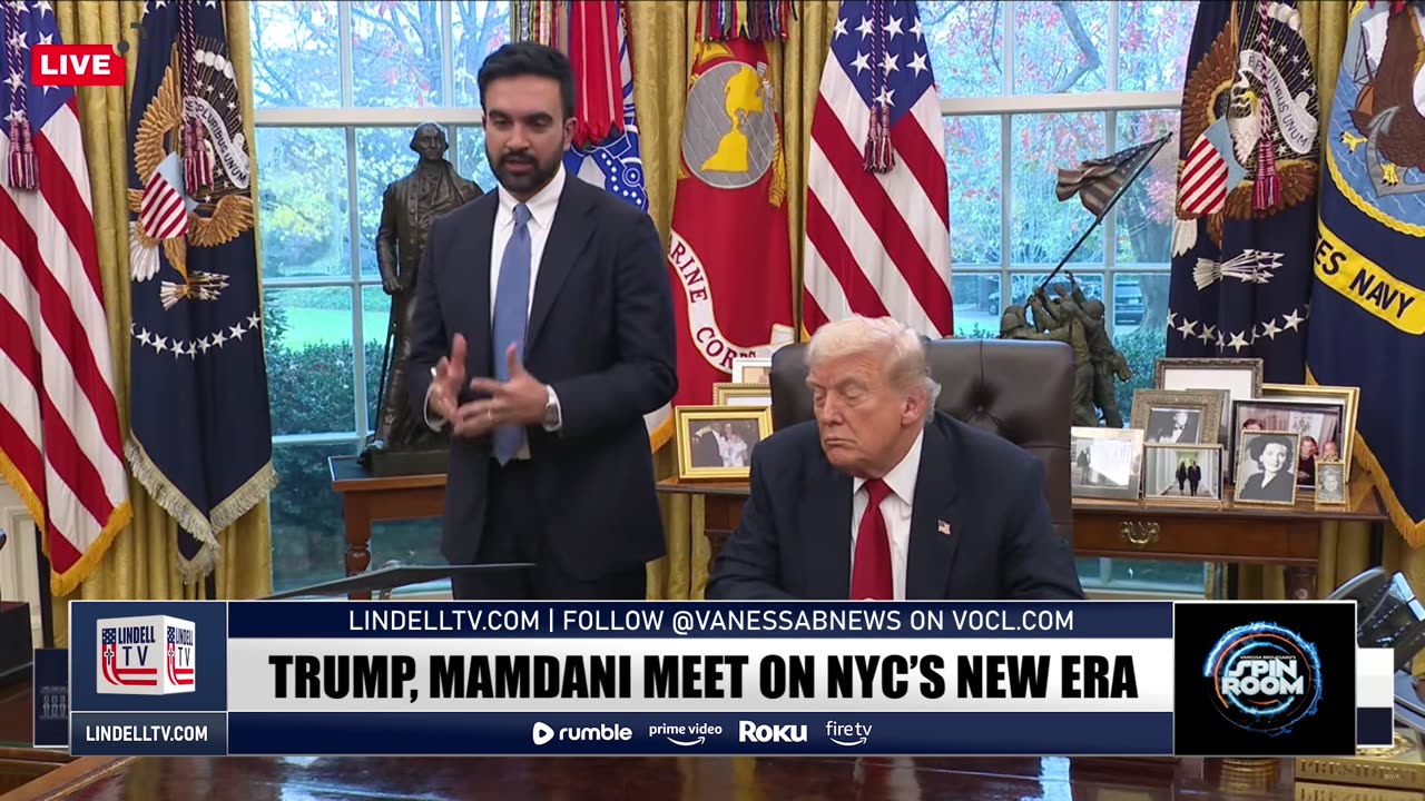 HAPPENING NOW: TRUMP MEETS COMMIE MAMDANI