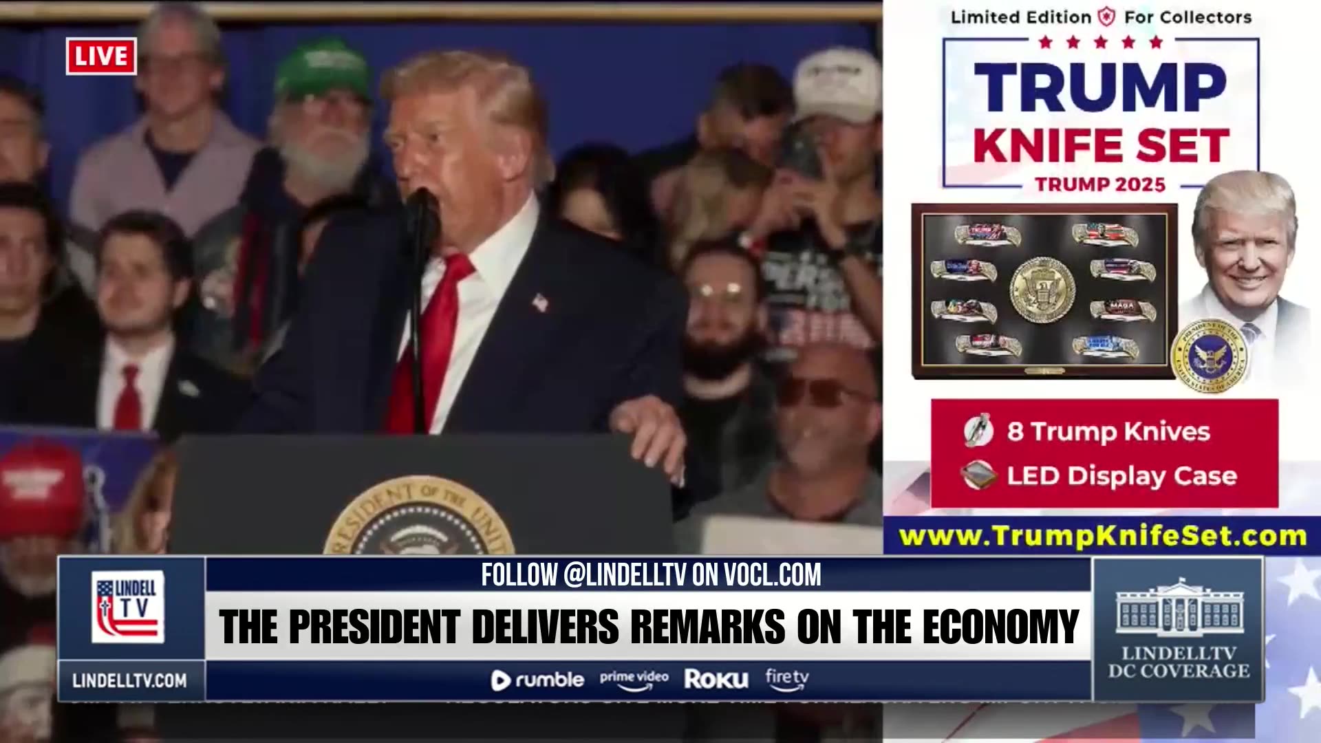 LIVE: PRESIDENT TRUMP DELIVERS REMARKS ON THE ECONOMY
