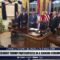 PRESIDENT TRUMP PARTICIPATES IN A SIGNING CEREMONY