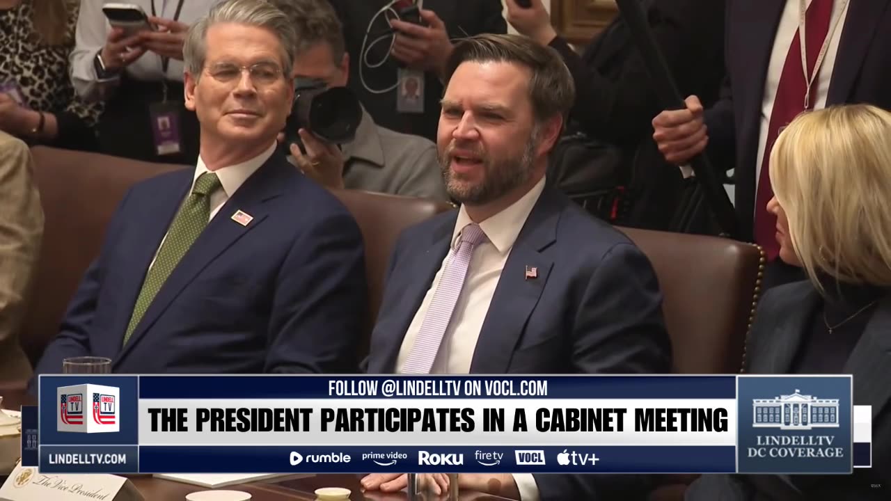 LIVE: PRESIDENT TRUMP PARTICIPATES IN A CABINET MEETING