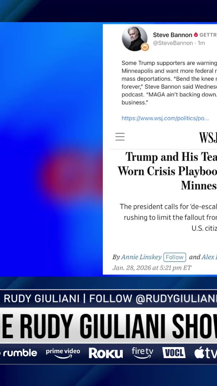 The Rudy Giuliani Show: Friday, January 30, 2026