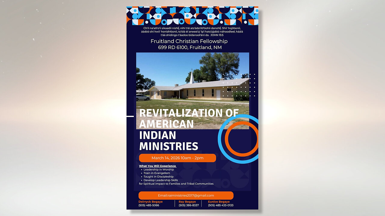 Revitalization of American Indian Ministries – Fruitland Christian Fellowship
