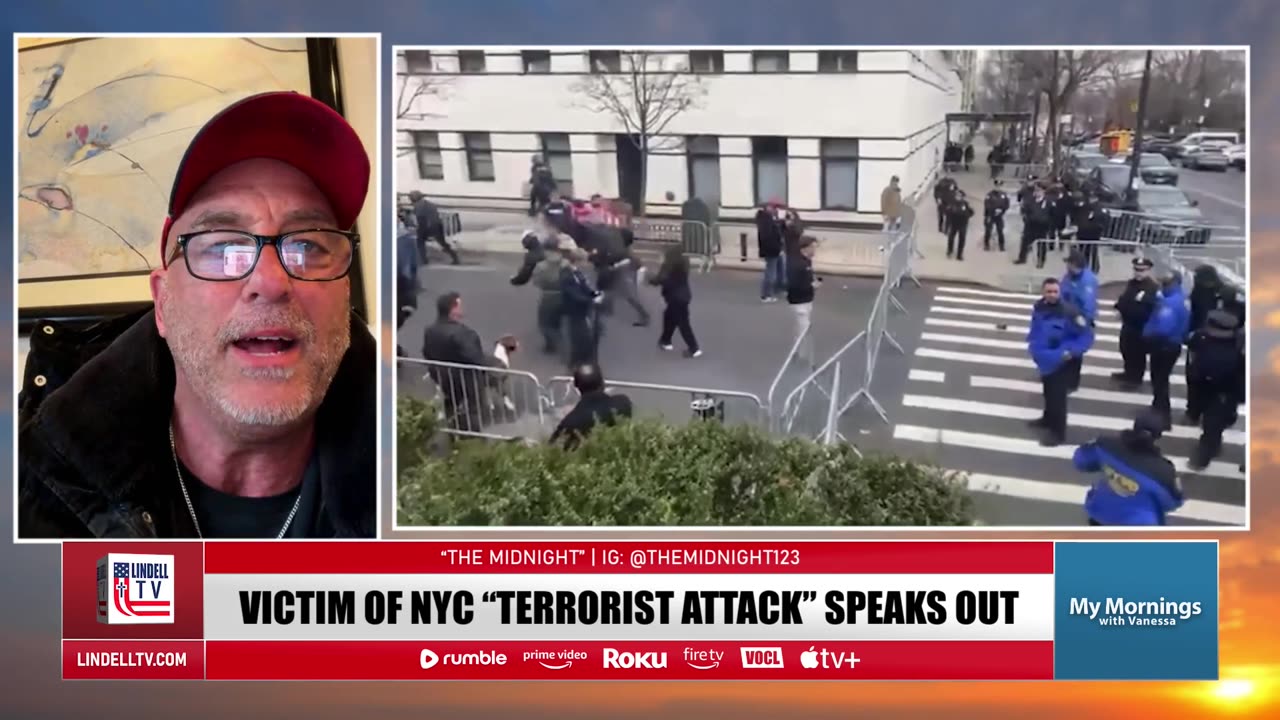 COUNTER-PROTESTOR ATTACKED WITH EXPLOSIVE DEVICE IN NYC