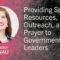 Providing Spiritual Resources, Outreach, and Prayer to Government Leaders – Kimberly Genau