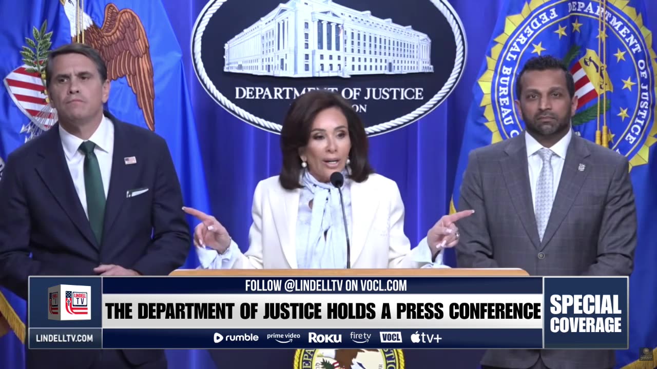 LIVE: THE DEPARTMENT OF JUSTICE HOLDS A PRESS CONFERENCE