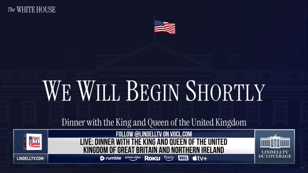 LIVE: Dinner with the King and Queen of the United Kingdom of Great Britain and Northern Ireland