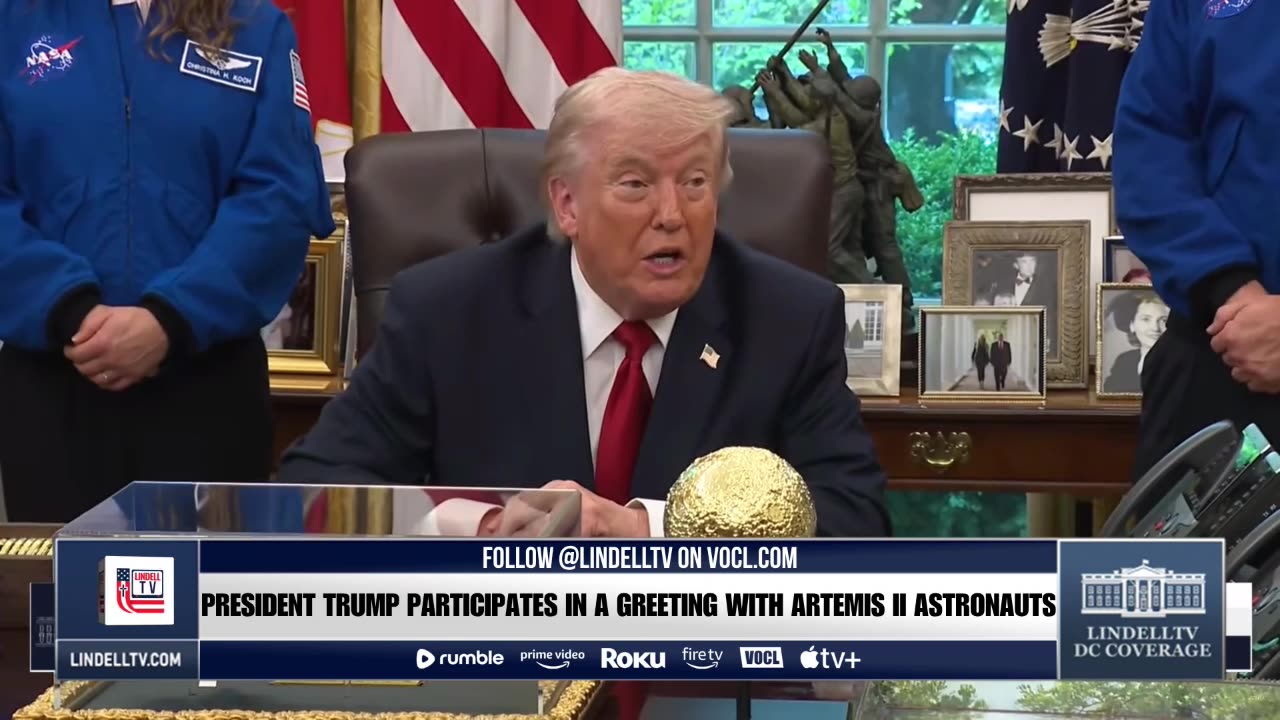LIVE: President Trump participates in a Greeting with Artemis II Astronauts