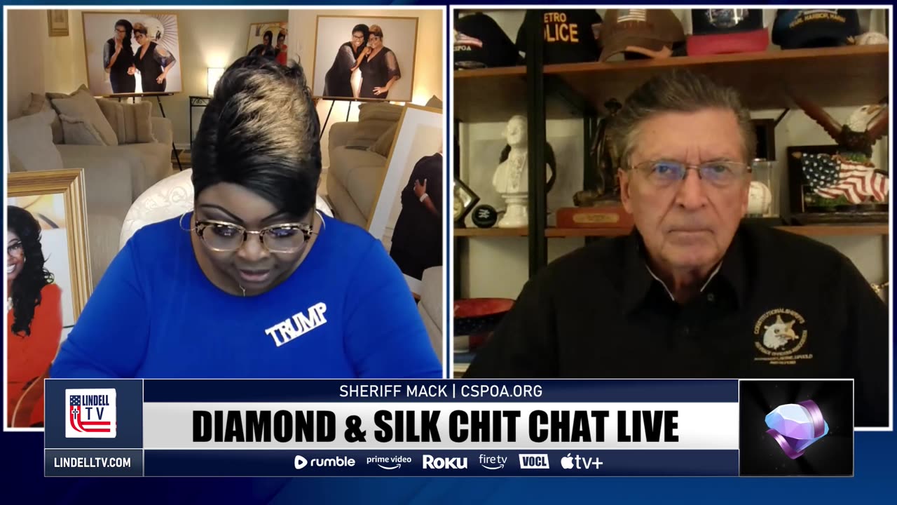 DIAMOND & SILK CHIT CHAT LIVE: LAW AND ORDER W/ SHERIFF MACK