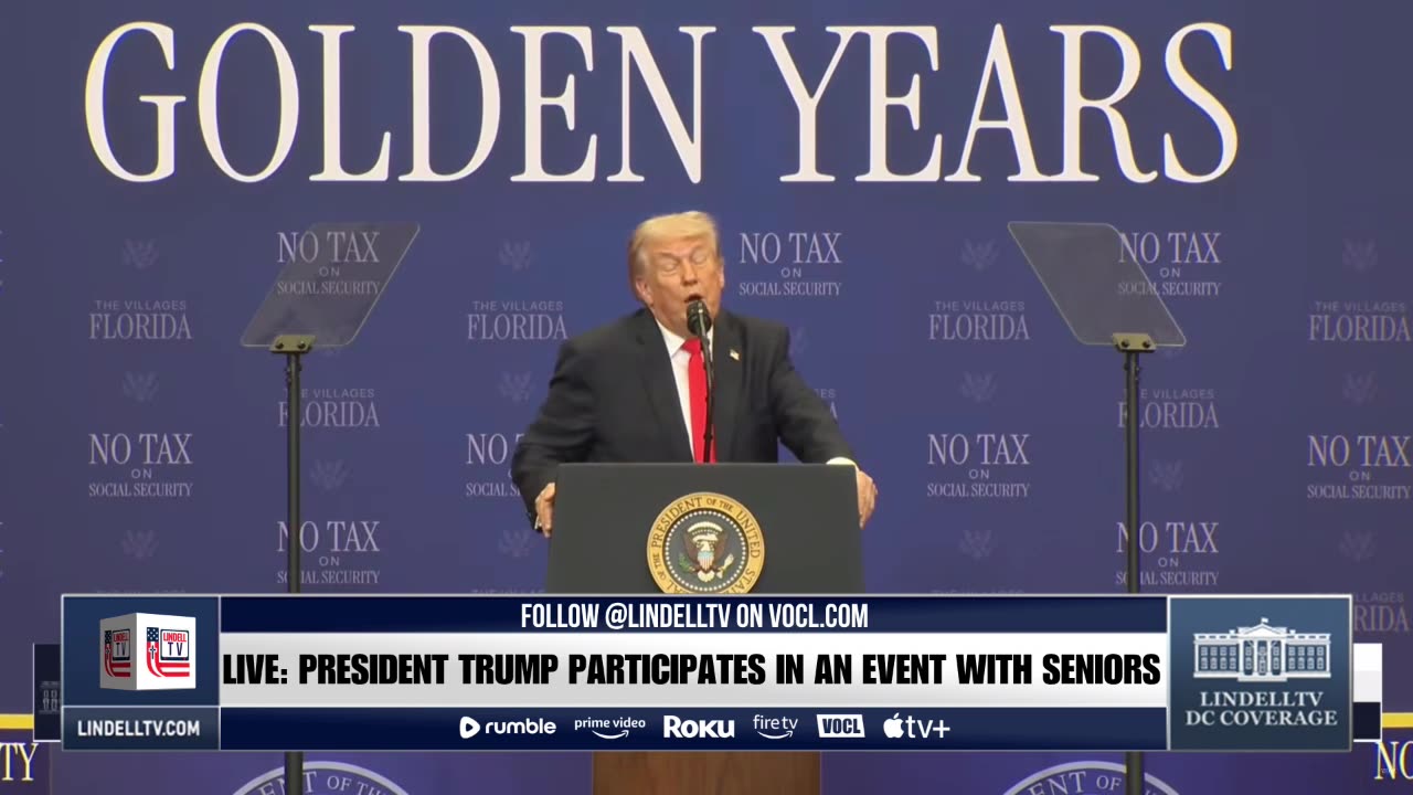 LIVE: PRESIDENT TRUMP PARTICIPATES IN AN EVENT WITH SENIORS