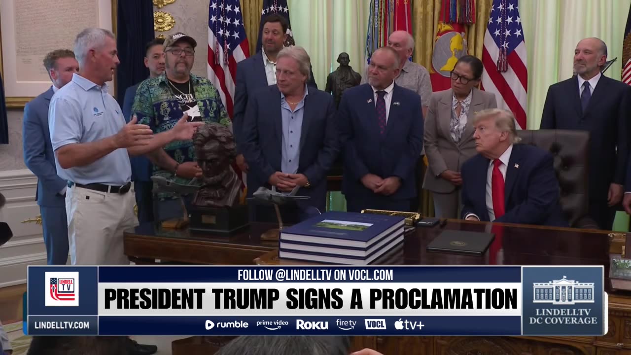 LIVE: PRESIDENT TRUMP SIGNS A PROCLAMATION