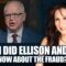 WHEN DID ELLISON AND WALZ KNOW ABOUT THE FRAUD?