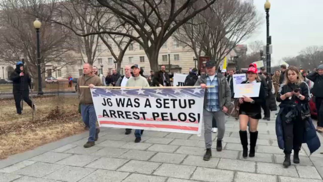 🎥 SCENES FROM D.C.: Peaceful Jan. 6 Anniversary Protests Unfold Near Capitol 🇺🇸