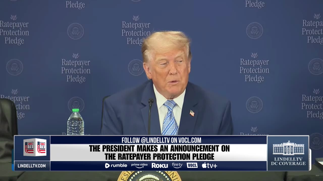 LIVE: President Trump Makes an Announcement on the Ratepayer Protection Pledge
