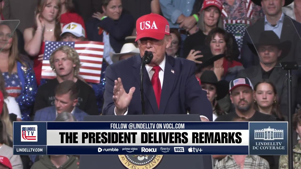LIVE: The President Holds Rally in Kalispell, Montana Coverage of a rally in Kalispell, Montana, featuring the President addressing supporters and speaking on campaign priorities, public issues, and the day’s message.
