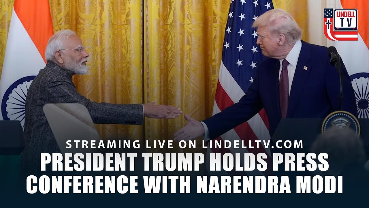 President Trump Hosts Press Conference With India’s PM at the White House