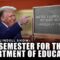 LAST SEMESTER FOR DEPARTMENT OF EDUCATION
