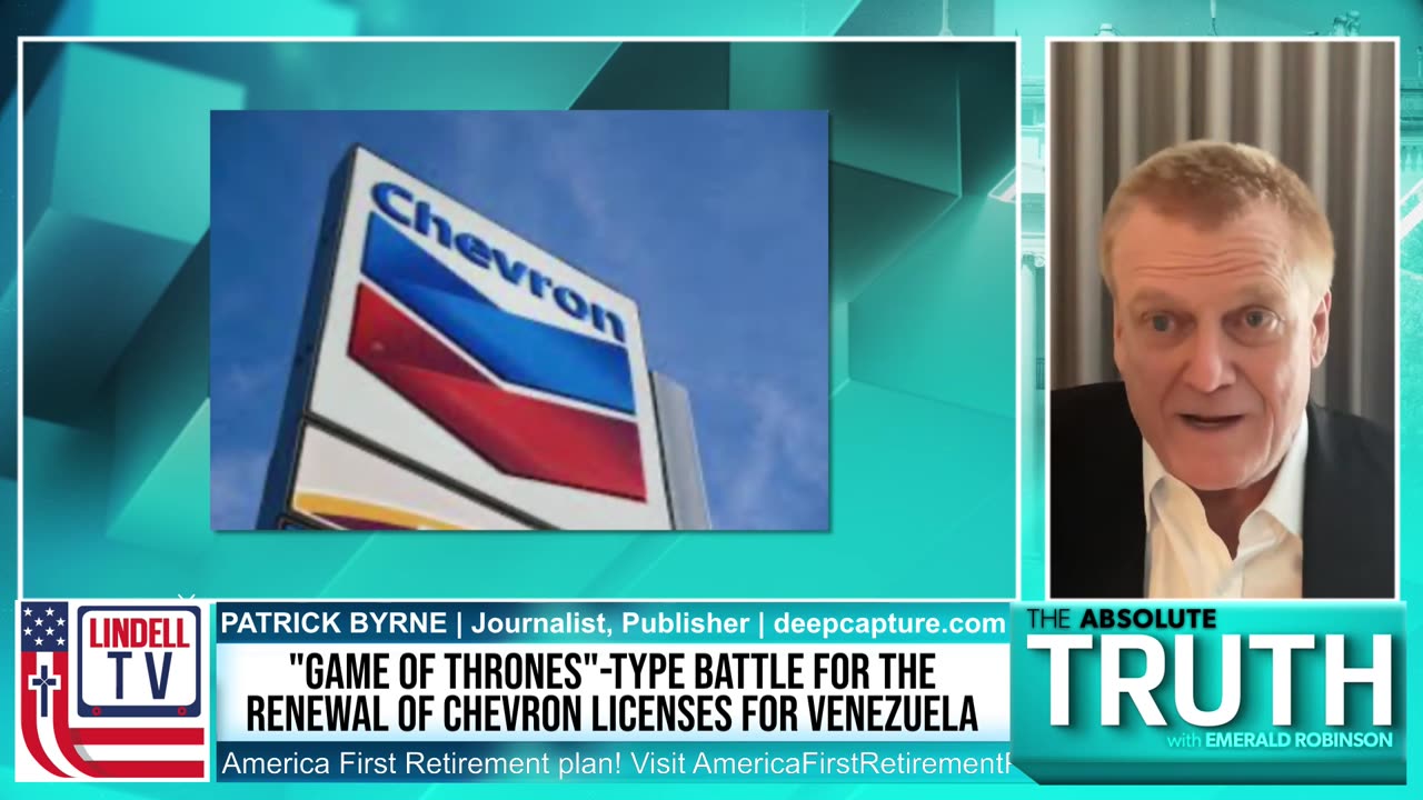 PATRICK BYRNE TALKS TRUMP’S HARD LINE ON VENEZUELAN OIL LEASES
